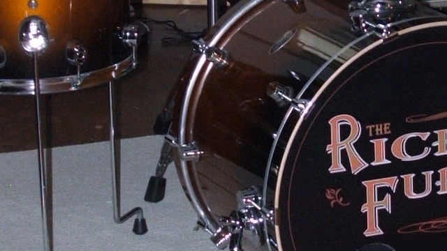 Alan Lemke Drum Set-up